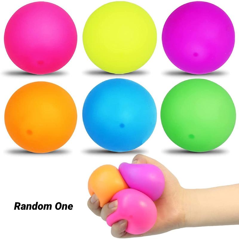 Flour Random 1ps Ball Color Mochi Squishy Toy Squeeze Stress Relief Antistress