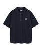 WACKY WILLY Sweat Collar Short Sleeve T-Shirt Navy
