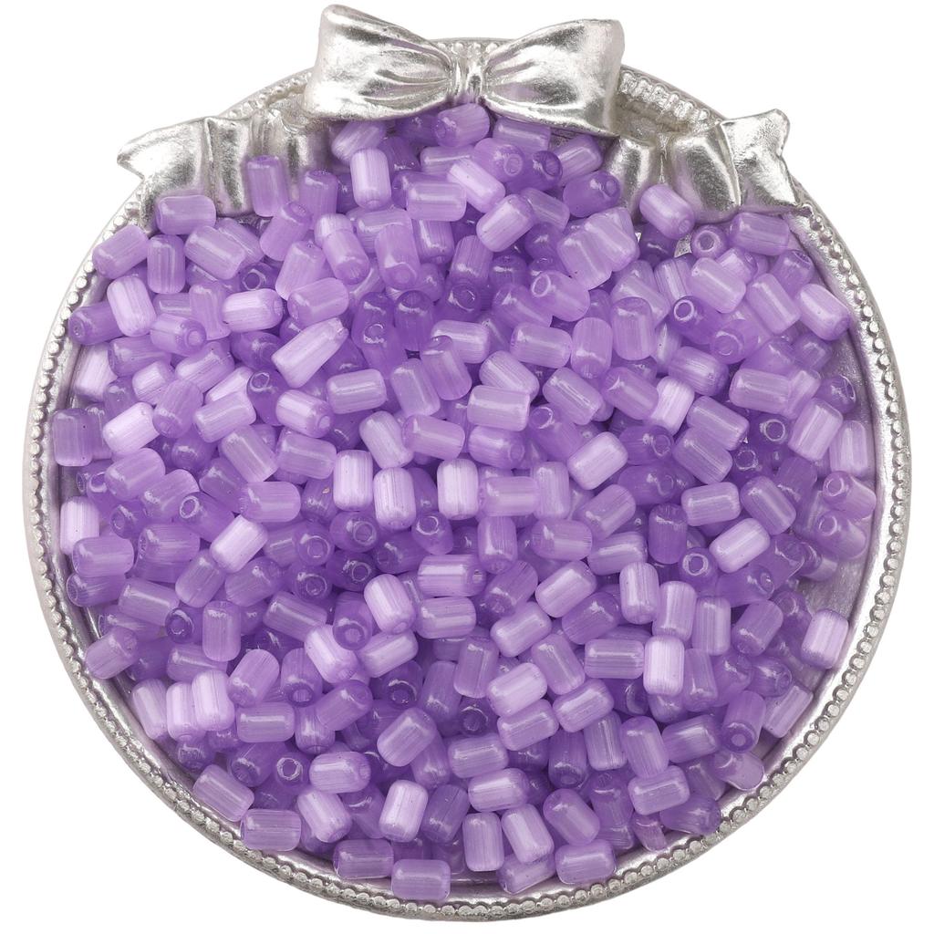 60Pcs Glass Seed Beads Cat Eye Jujube Shaped Beads DIY Bracelet Necklace For Jewelry Making Accessories