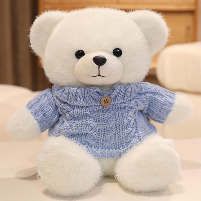 Teddy bear plush toy bear doll creative variety sweater bear doll rag doll for girlfriend birthday gift