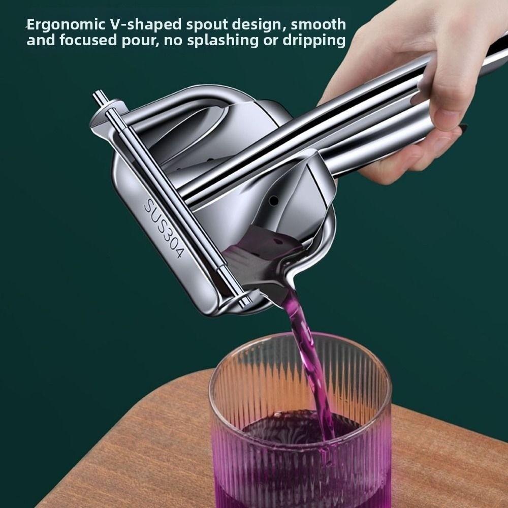 Stainless Steel Orange Juice Extractor Labor Saving Portable Fruit Press  Home Kitchen