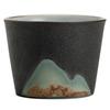 Hand-Painted Zen Tea Cup Handmade Retro Chinese Style Stoneware Master Cup Ceramic Kung Fu Tea Set Ceramic Cup Small