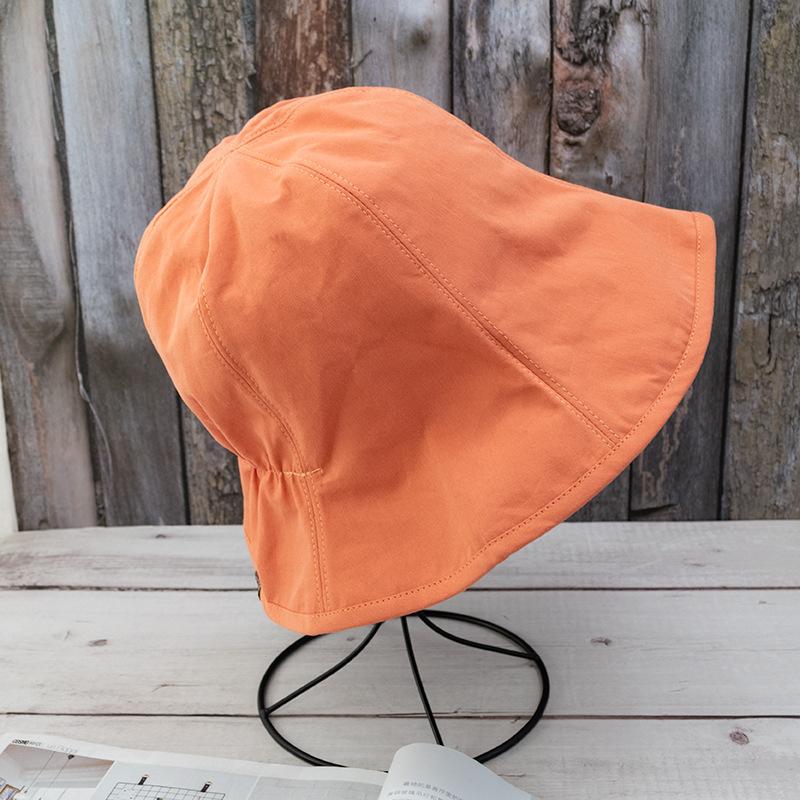 Small Cloth Label Fisherman Hat Double-sided Sun Protection Sun Hat Summer Sun Protection Hat for Women
