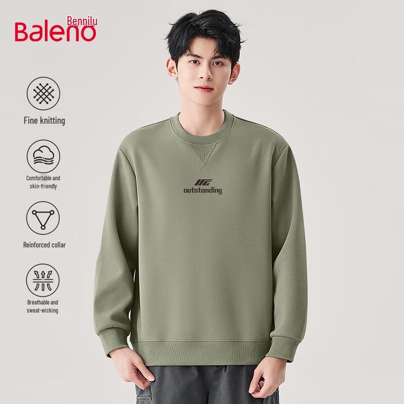 Baleno Men's 300G Heavyweight Crew Neck Sweatshirt