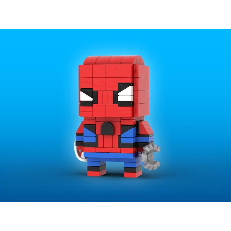 Platinum Brick BOBlocks MOC-99365 Spider-Man Stark Suit Stud Boy