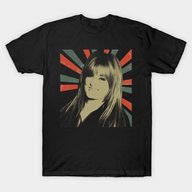 

Men Black Print T-shirt Wynonna Judd || The Judds No-Cut Transfer Paper Print Cotton Tshirt 2XL