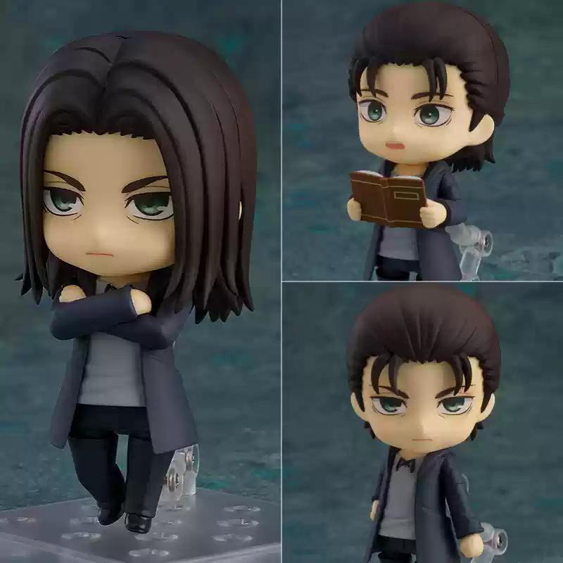 Attack On Titan Animation Comic Peripheral Toy Eren Mikasa Levi Hange Reiner Anime Action Movable Model Figures Collection NTR