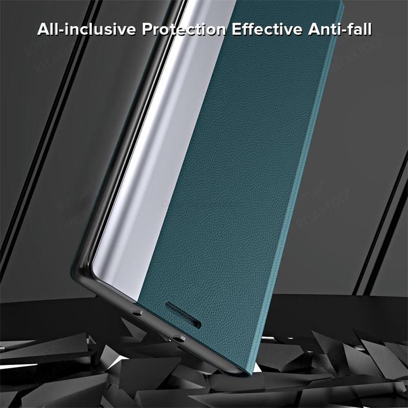 Leather Flip Case for Samsung Galaxy A55 A16 5G A35 A25 A15 A73 A53 A33 A13 Cases for Samsung A54 A34 A14 A52 A56 A36 A26 Cover
