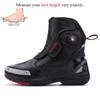 Men Motorcycle Boots Shoes Microfiber Leather Waterproof Quick Lacing Professional Botas Moto Hombre Bota Motociclista