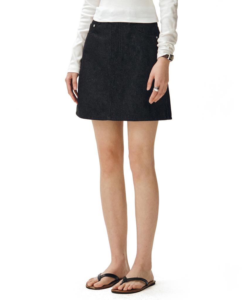 Deketeuumeon Signature Mini Skirt Dcsk001Cpblack