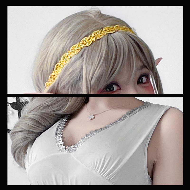 Greek Goddess Medieval Skirt Halloween Costume Elf Dress Cleopatra Athena Performance Costume