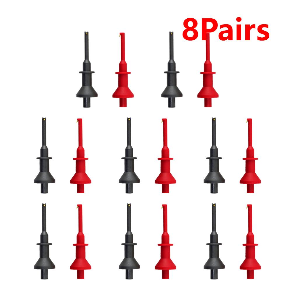 Probe Hook Kits 4mm Banana Jack Telescopic Spring Damage Test Hook High Current Multimeter Test Probe Hook Electrical Hand Tools