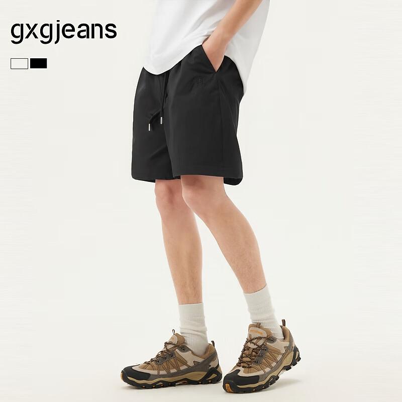 

GXGJEANS Men s Embroidered Casual Shorts M