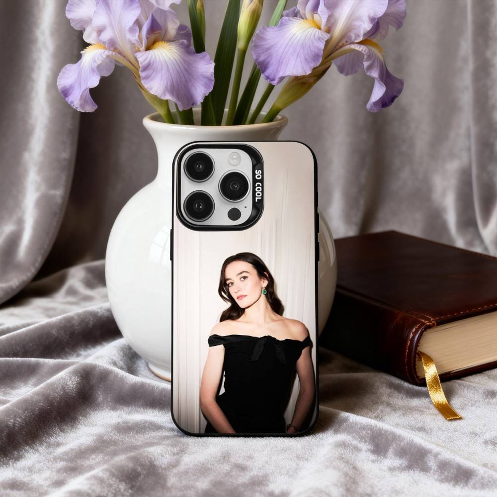Beautiful S-Sarah P-Pidgeon Actress Phone Case For iPhone17,16,15,14,13,12,11 Plus,Pro Max Candy Silver Plated Inside Cover