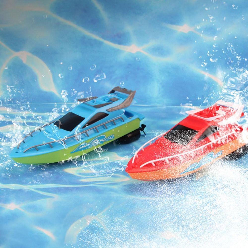 Water Play Electronic Boat Waterproof RC Boat Birthday Gift Remote Control Speedboat Outdoor Toys
