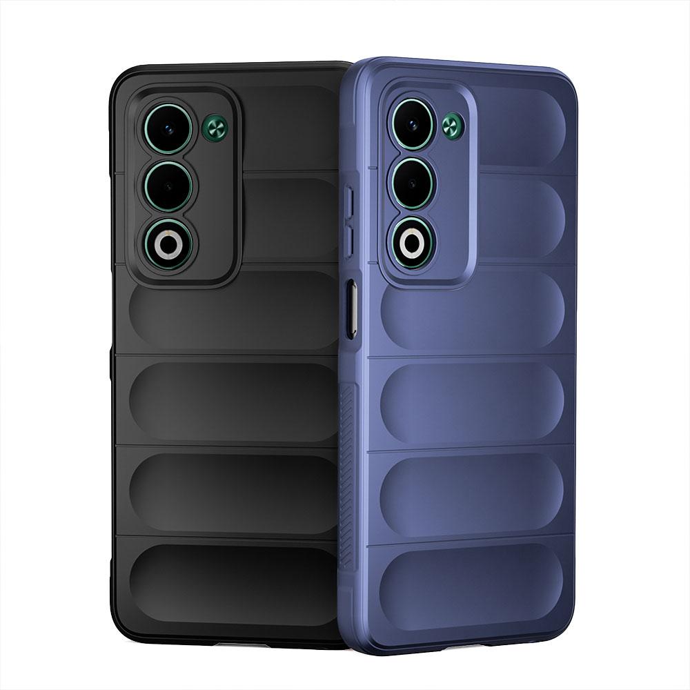 KEYSION Shockproof Matte Phone Case for OPPO A5 4G 5G Anti-skid Soft Silicone Phone Back Cover for OPPO A5 5G