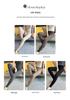 Women's 12-Gauge Cashmere Pants - Warm, High-Waisted, Tummy-Control Base Layer, Highly Elastic and Slimming