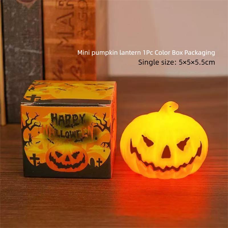 Durable Halloween Led Light Home Atmosphere Decoration Candle Lamp Halloween Party Supplies Haunted House Horror Outdoor Lantern Props