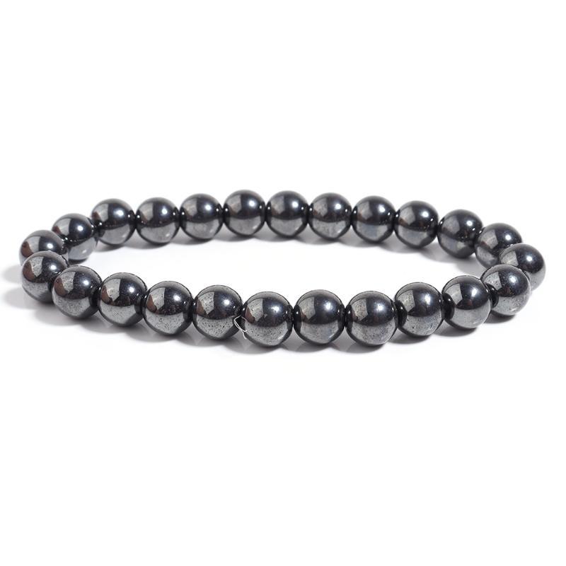 3 Pcs Set Bohemian Gemstone Bracelet Women Men Tiger Eye Black Obsidian Hematite Lucky Wealth Love Gift