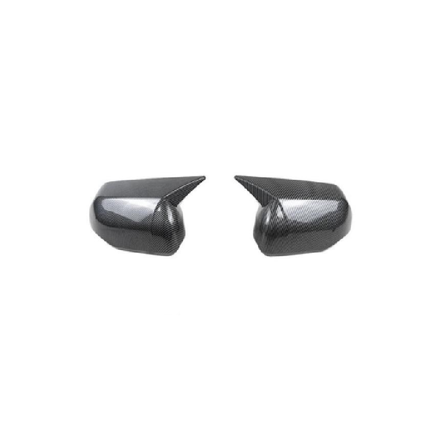 Carbon Fiber Ox Horn Rearview Mirror Lid Cover Trim For - Toyota Tundra