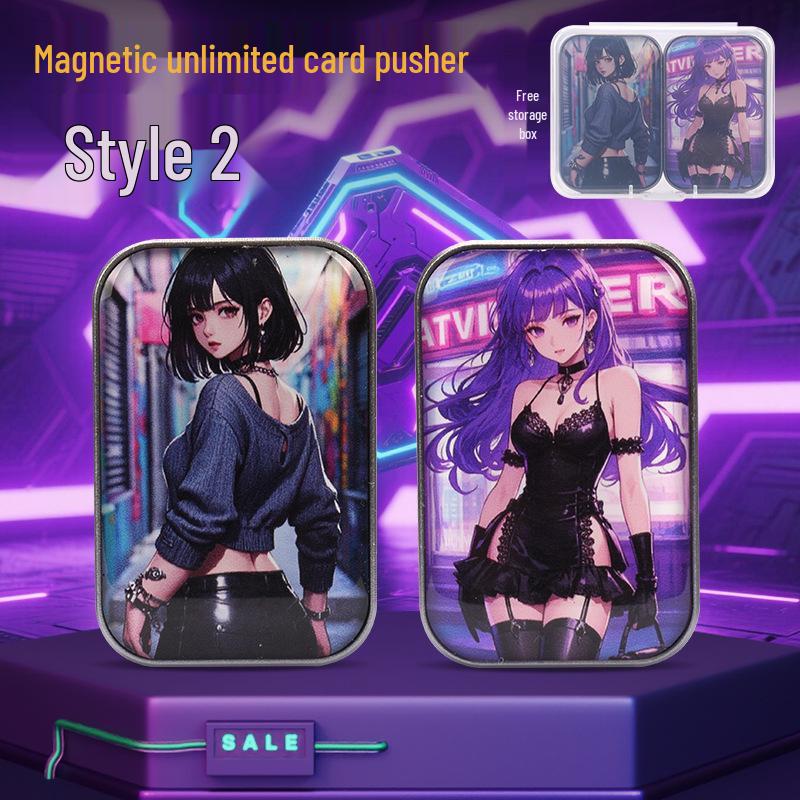 Aluminum EDC Push Card Fidget Toy