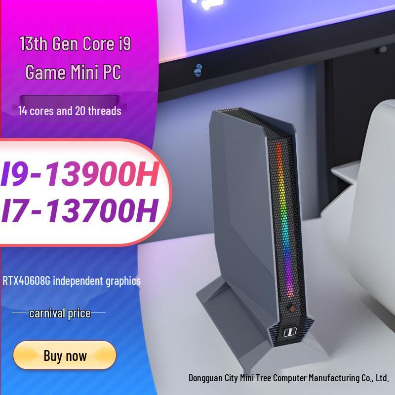 I7/i9 Gaming Mini PC with RTX 4060 8GB Discrete Graphics