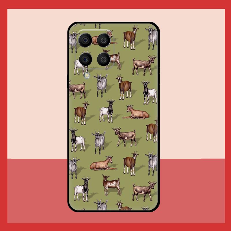 Cute Baby Pygmy Goat Case For Samsung Galaxy M11 M31 M14 M34 M54 M12 M32 M52 M15 M13 M06 M16 M36 M56 M53 M35 M55