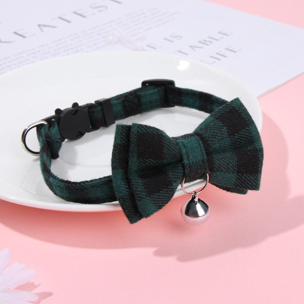 Cat Buckle Bow with Bell Puppy Collar Cats Collar Pet Supplies Kitten Collar