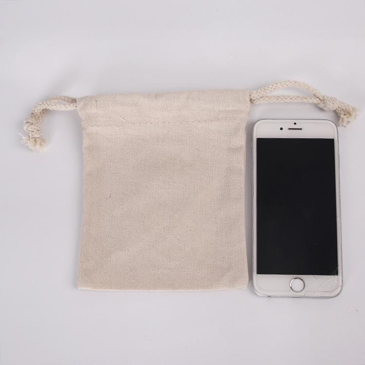 Drawstring Cloth Bags: Cotton & Linen for Storage, Rice, or Tea