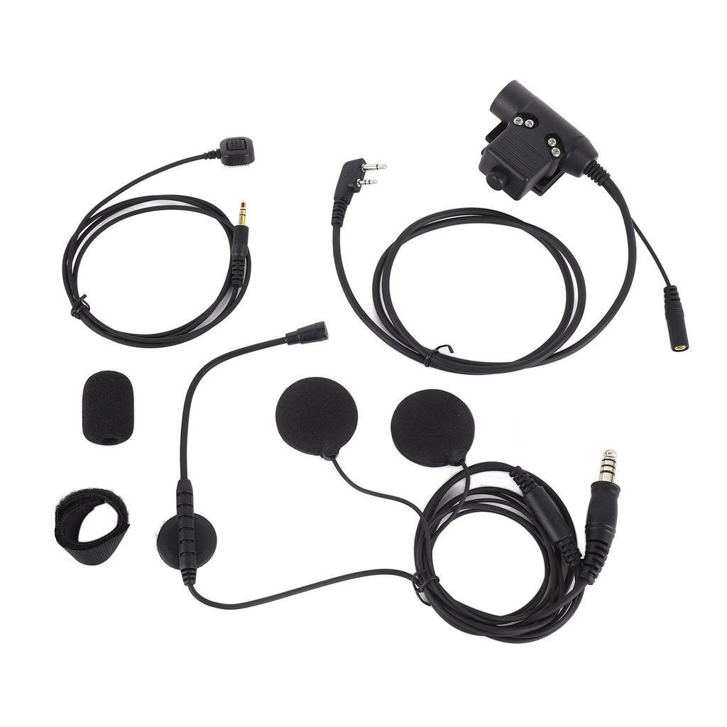 U94 PTT Adapter Excellent Sound Quality Signal Stability Comfortable Motorcycle Headset Kit for