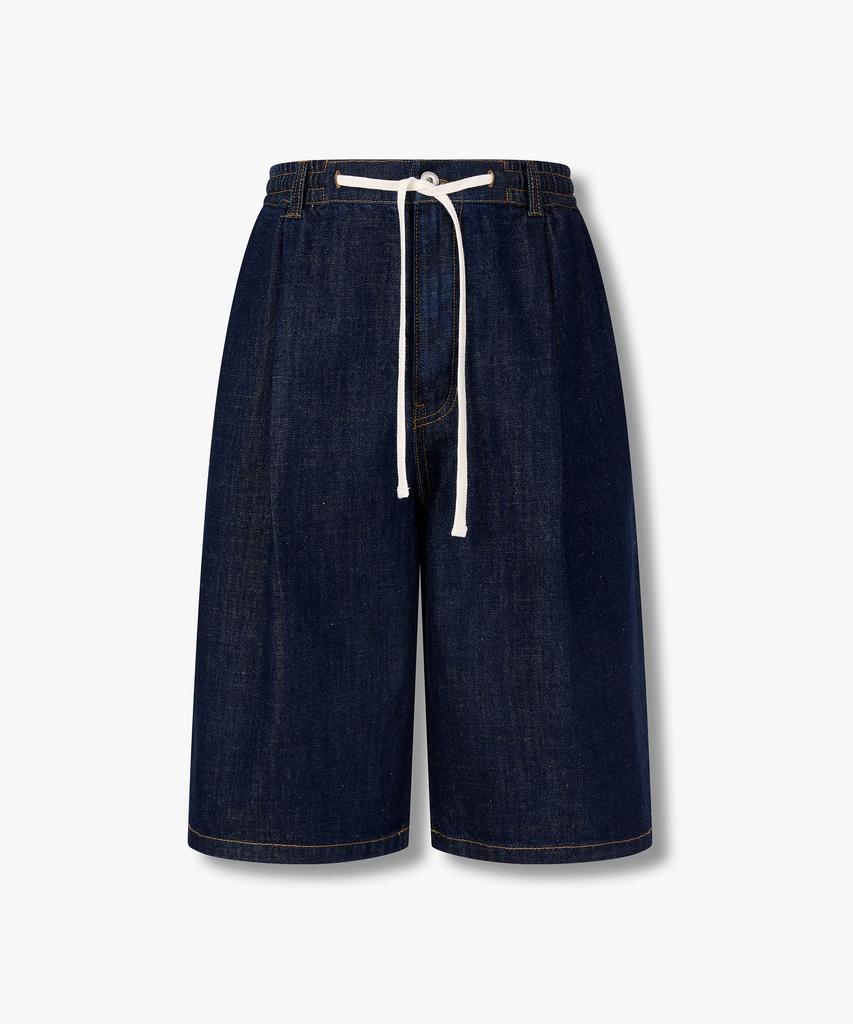 STUDIO TOMBOY [Men] Drawstring Half Denim Pants_Indigo 91M6262143