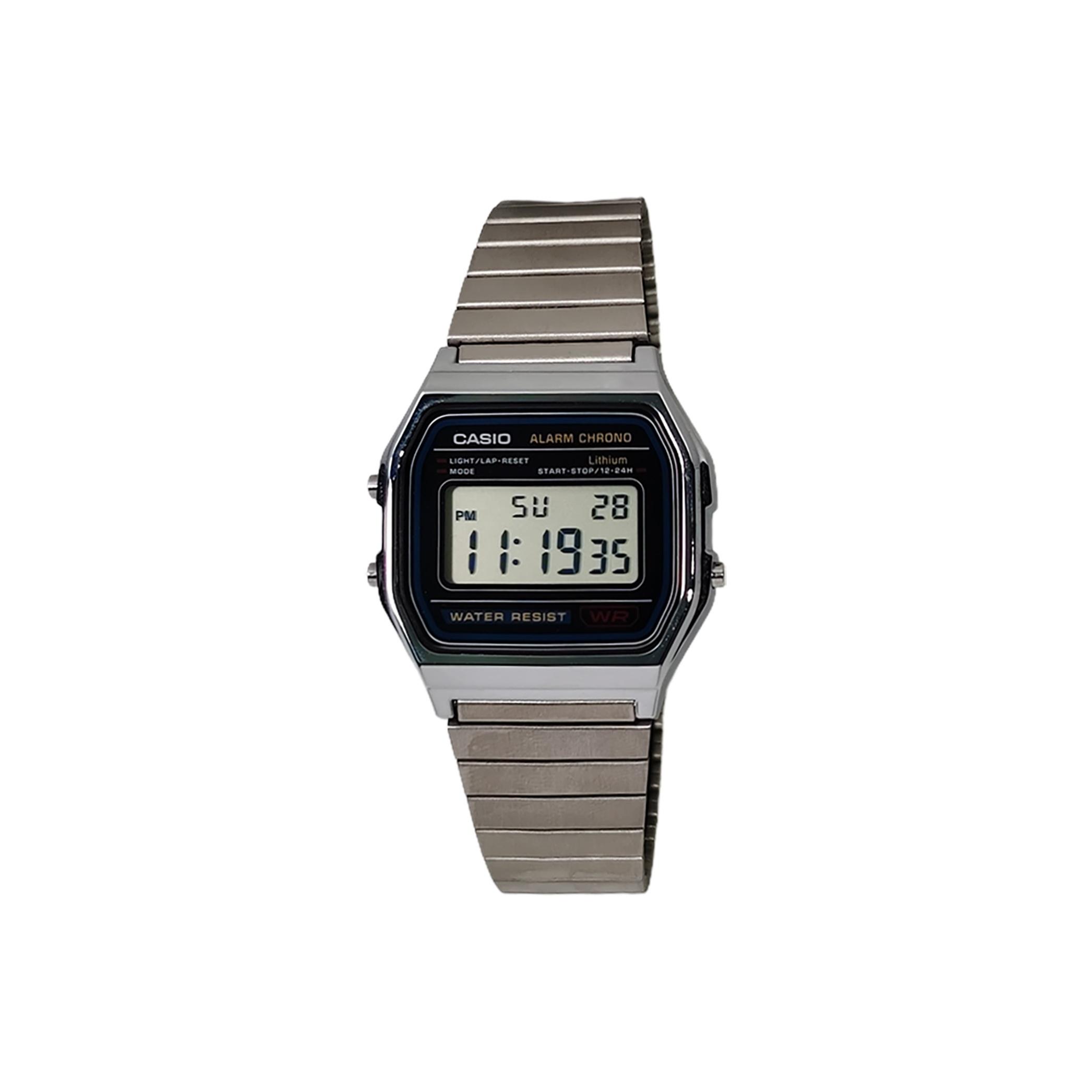 CASIO Unisex YOUTH Black Watch A158WA-1(Watch3--) Regular Watch Box