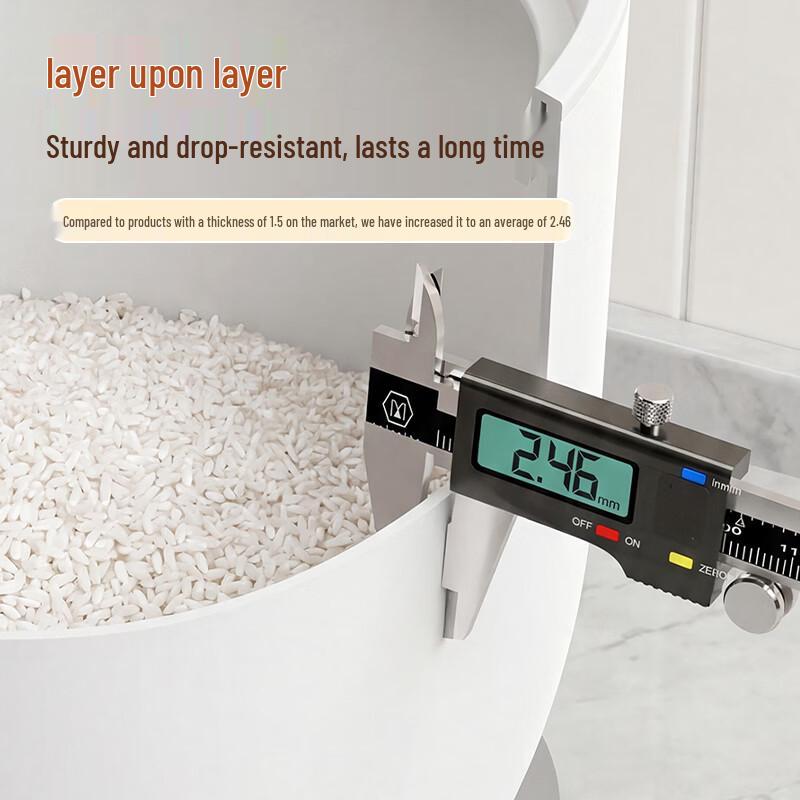 Food Grade Insect-Proof Rice and Grain Storage Dispenser