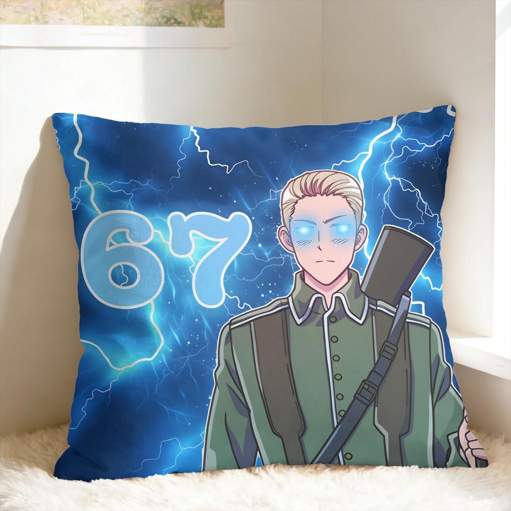 Aph Hetalia Anime Pillow Cover Soft Cushion Cover Kawaii Pillow Case For Sofa Car Home Decor