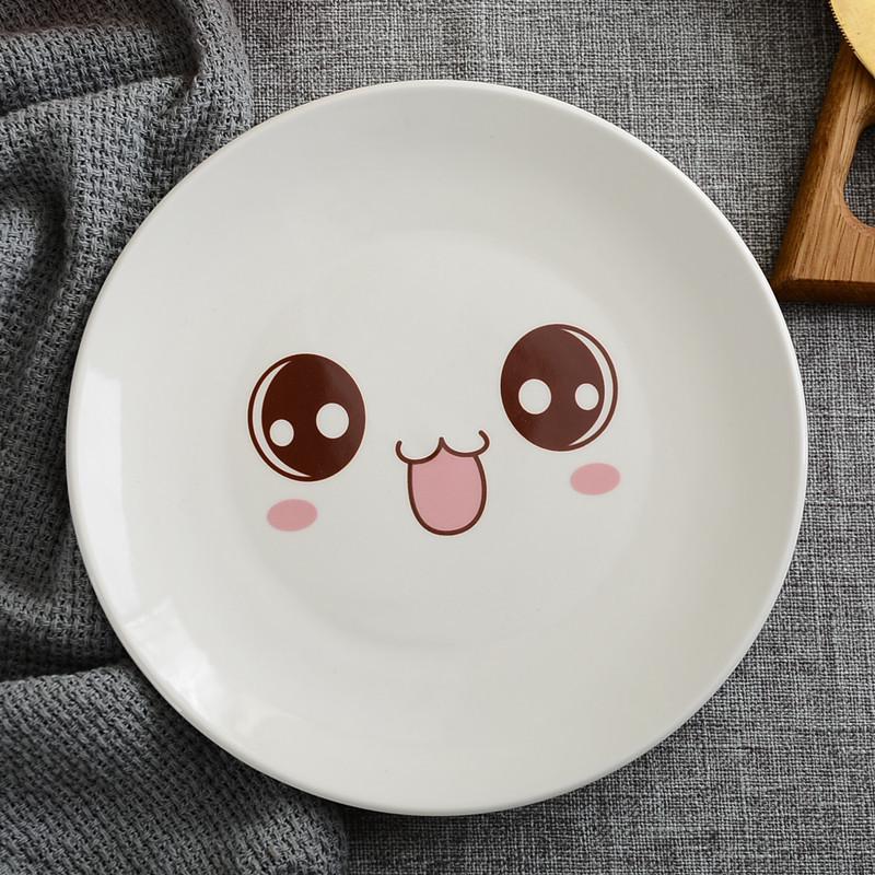 Ceramic Round Steak Plate Set - Customizable with Logo