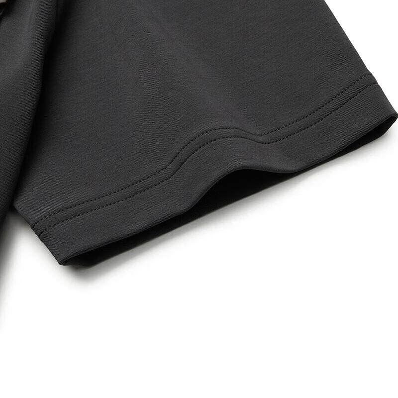 Septwolves Men's High-Elastic Pocket Round Neck Short Sleeve T-Shirt