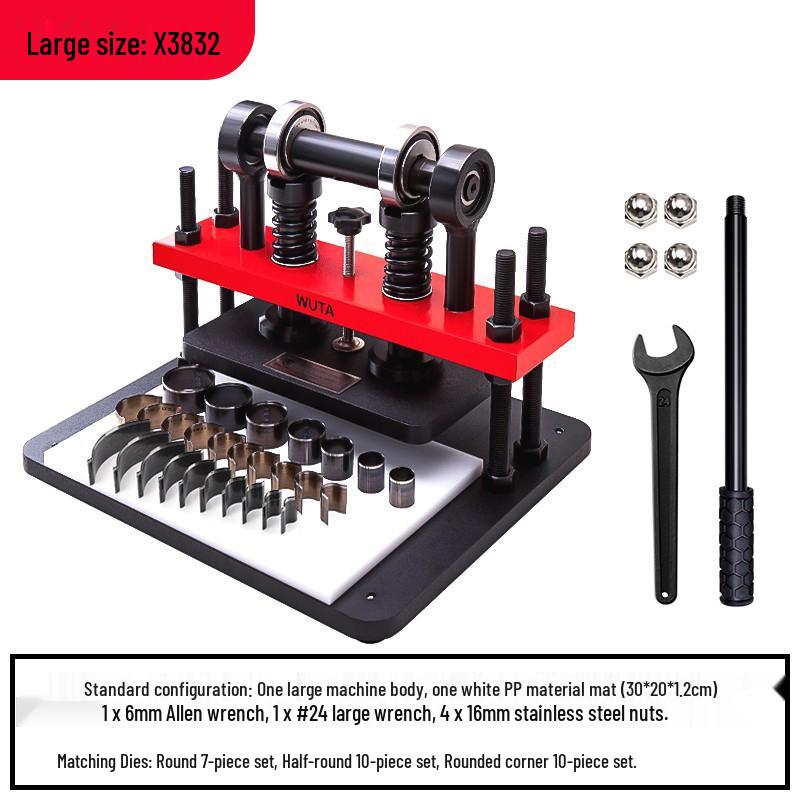 Compact Leather Die-Cutting and Punch Press Machine