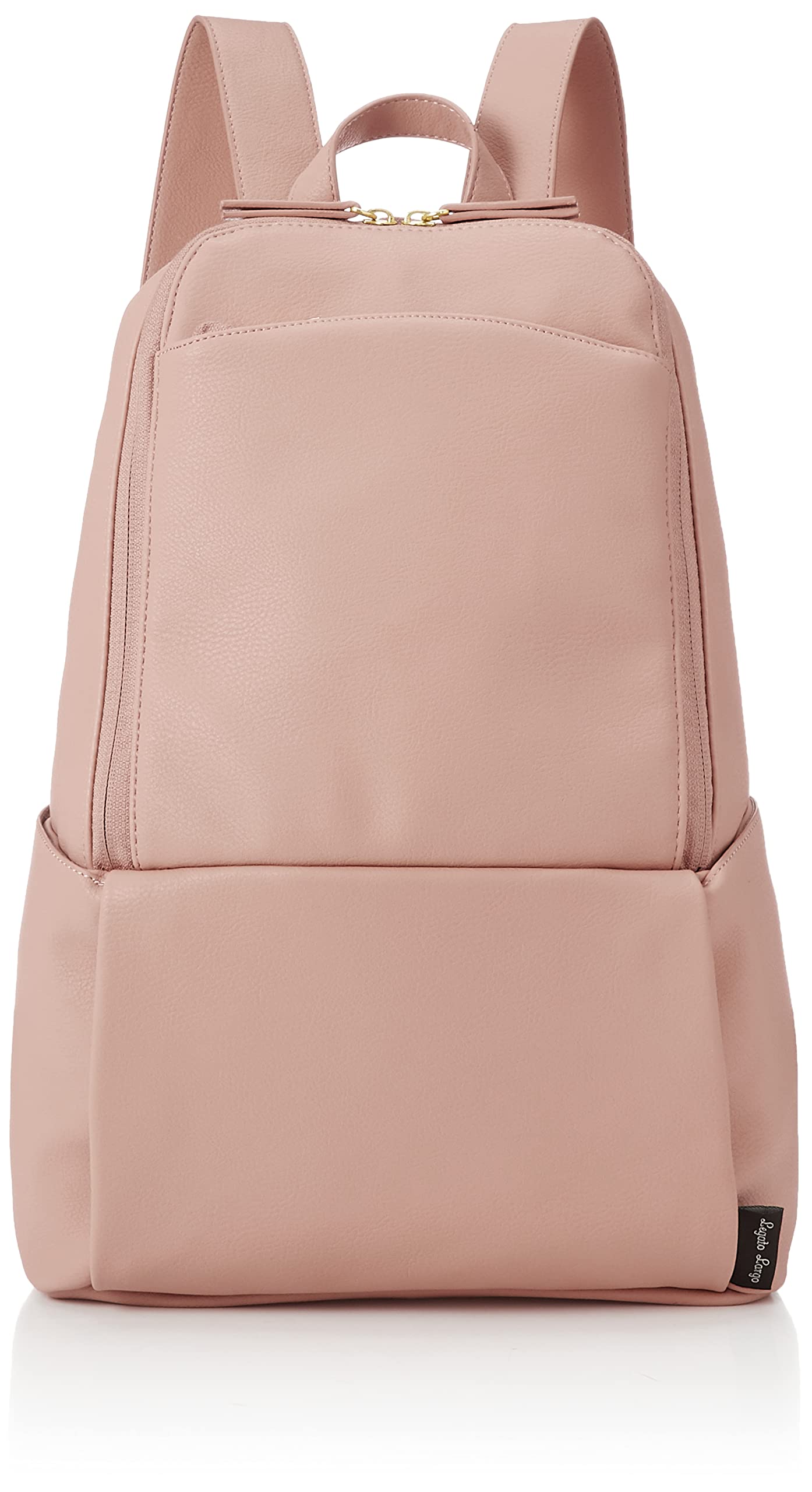 Slim Backpack with Key Reel MIHABAG Lineare Pink Beige Free Size [Legato Largo] LH-L0033 Women s