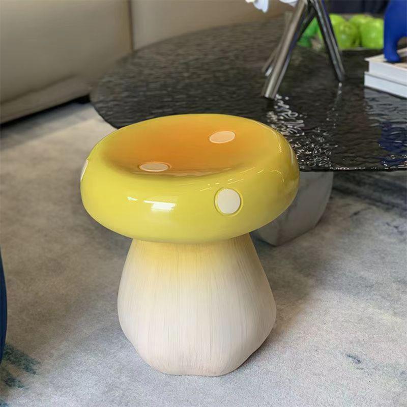 Mushroom Shoe Changing Stool Cartoon Colorful Living Room Chairs Decor Design Bedroom Study Moisture-proof Stable Home Furniture