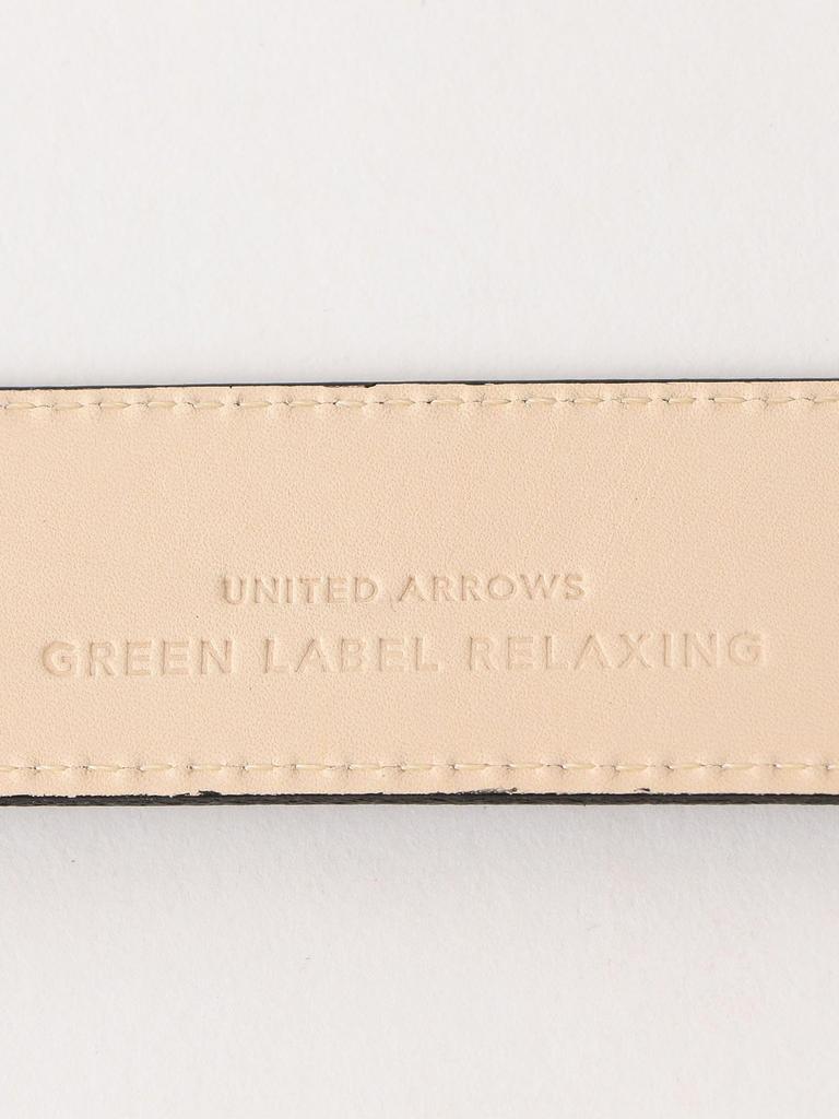 [UNITED ARROWS Green Label Relaxing] Square Buckle 2 30mm Dress Belt 31416990170 0960 BLACK (09) 81cm (32inch)