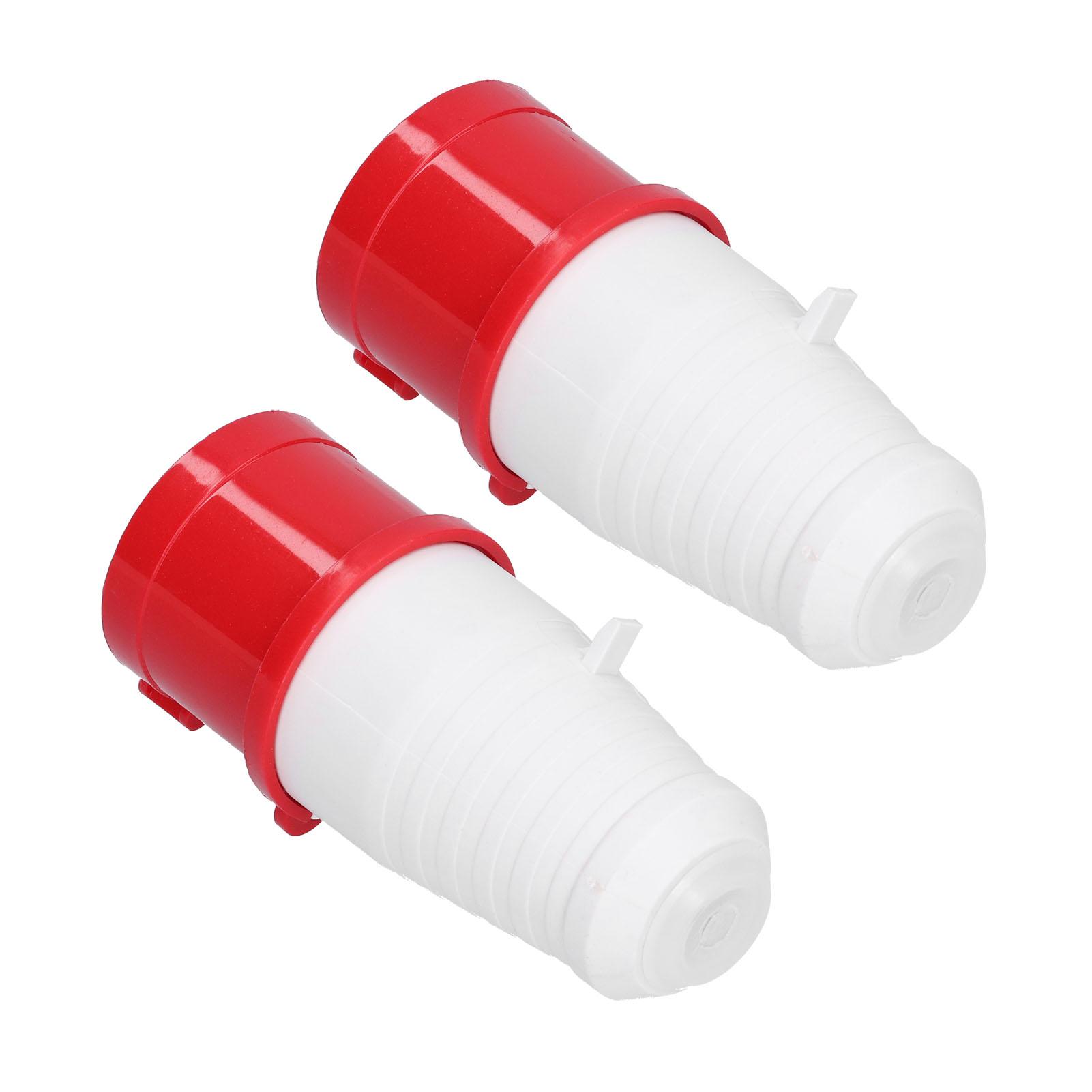 

2 шт. 4-контактна промислова вилка 3-фазний круглий водонепроникний роз єм 3P+E IP44 380В415В 16А