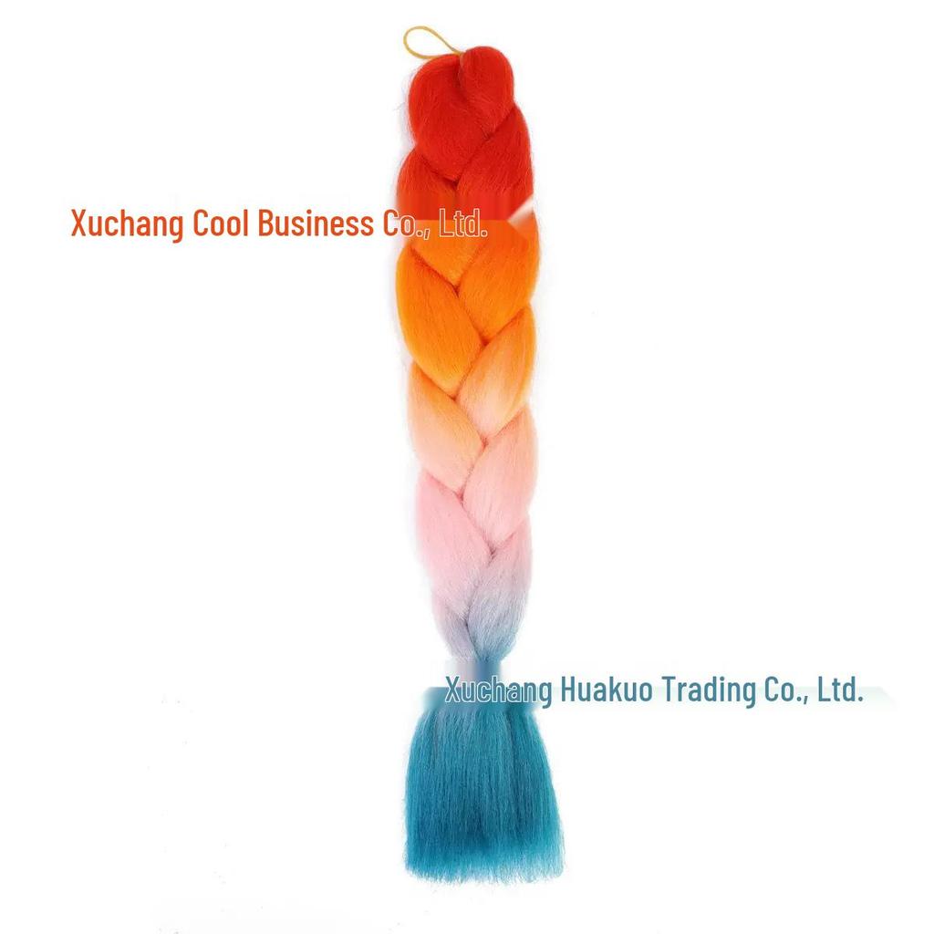 Three, Four, Five-Color Gradient High-Temp Fiber Jumbo Braid Material
