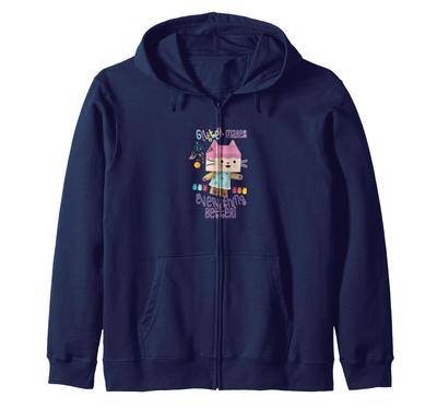 Gabby's Dollhouse Baby Box Glitter Make Everything Better 2 Zip Hoodie
