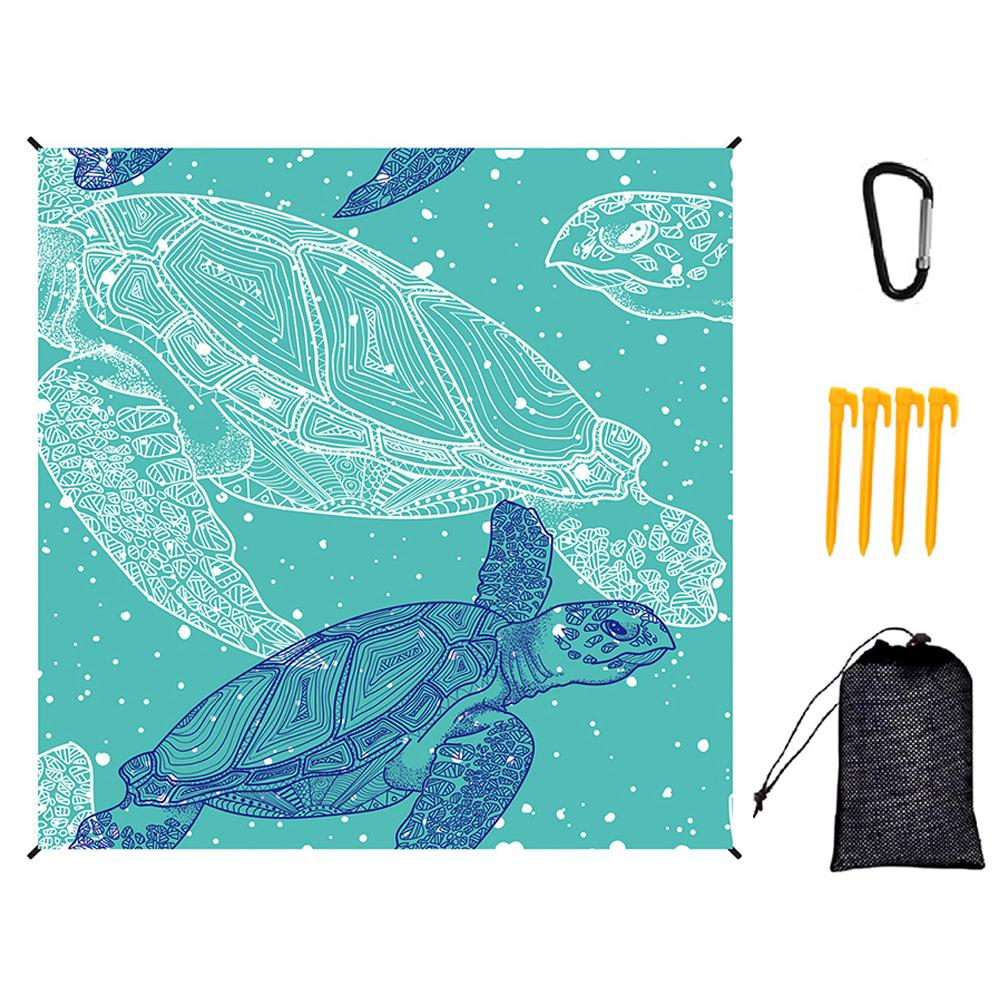 Beach Blanket Sandproof Beach Mat Quick Drying Waterproof Camping Mat Multifunctional Lightweight for Travel Camping Hiking