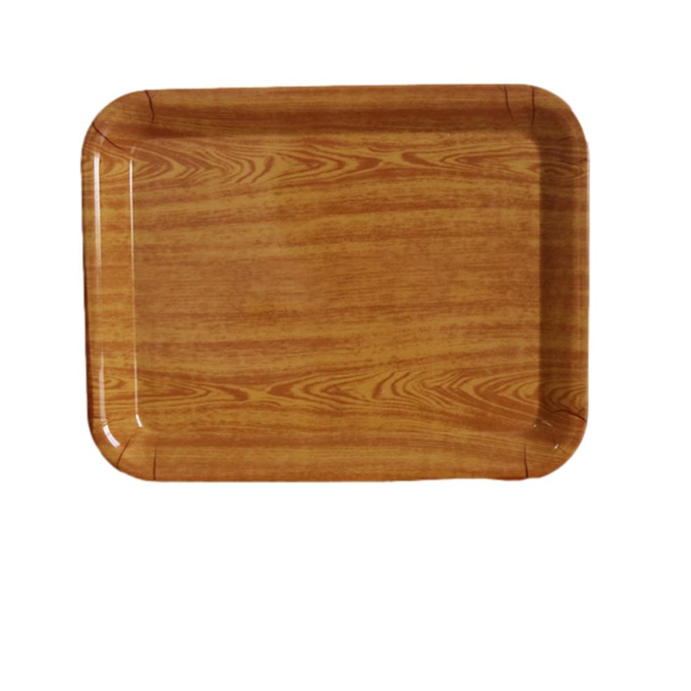 

Поднос для сервировки ужина, прочный пищевой домашний меламин, нетоксичный 32.5cmx25.6cm