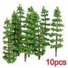 Model Trees Landscape Garden Miniature Plastic Decoration Supplies 9CM