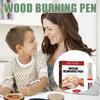 Wood Burning Pen Quickly Depict Beautiful Patterns Handmade Wood DIY Ink Evenly Distributed Safe Ingredient Wood Burning Pen Set