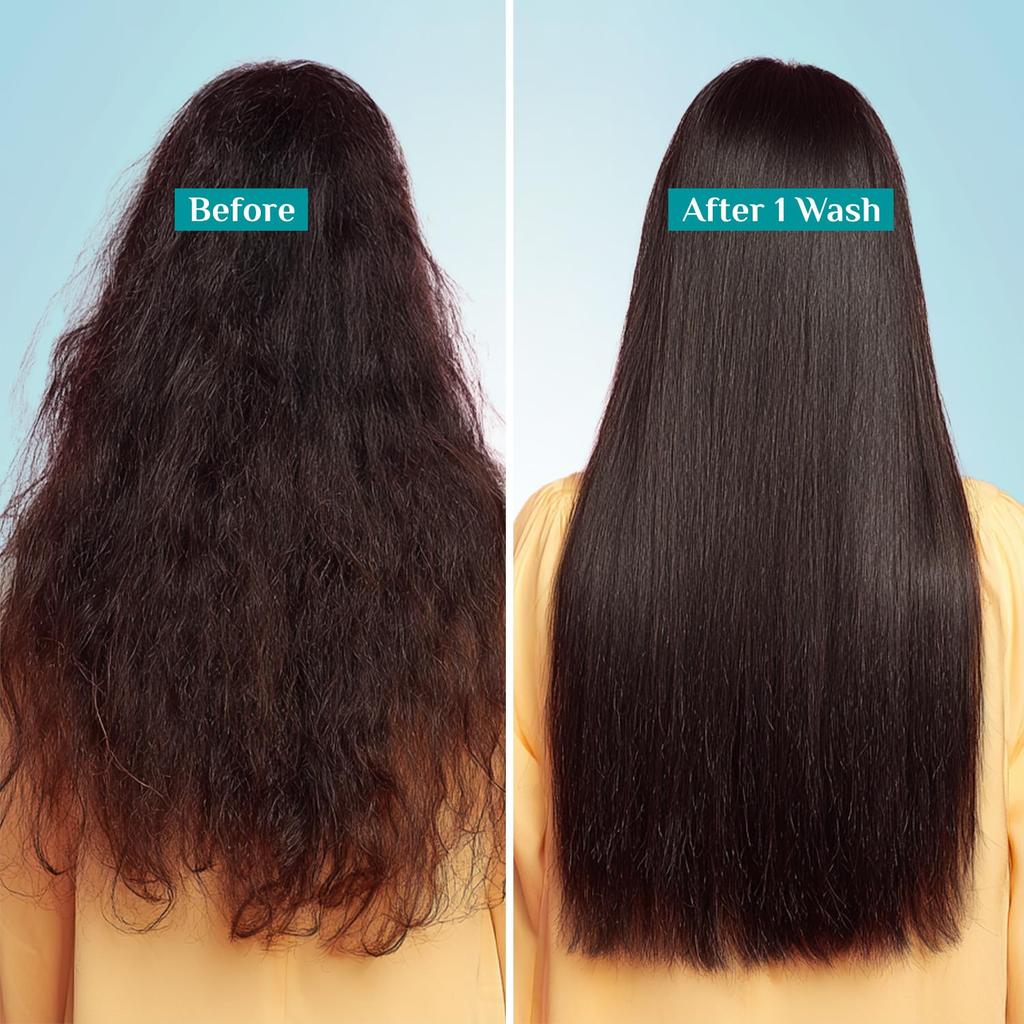 Pilgrim Patua & Keratin Hair Smoothening Shampoo For Dry Frizzy Hair Paraben Free Shine Care 200 ml Pack Of 1 Daily