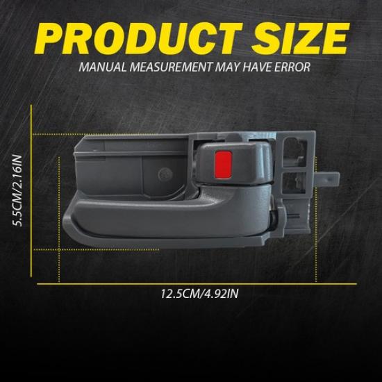 2X For Pontiac Door Scion Inner Handle Toyota Gray Left Right