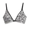 Zeriluna Leopard Print Triangle Cup Bra - Fashionable, Sexy, and Comfortable with Thin Straps for Everyday Wear.